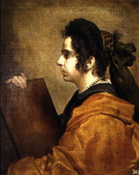 Portrait presumed to be Juana Pacheco as a Sibyl od Diego Rodriguez de Silva y Velázquez