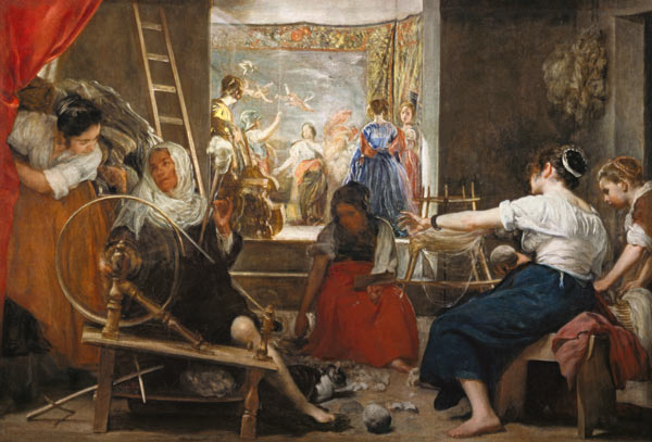 The Spinners, or The Fable of Arachne od Diego Rodriguez de Silva y Velázquez
