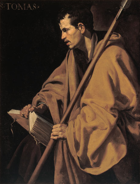 Velázquez / Thomas the Apostle od Diego Rodriguez de Silva y Velázquez
