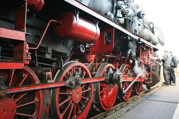 Räde rund Achsen einer Lokomotive B52 od Dieter Ritter