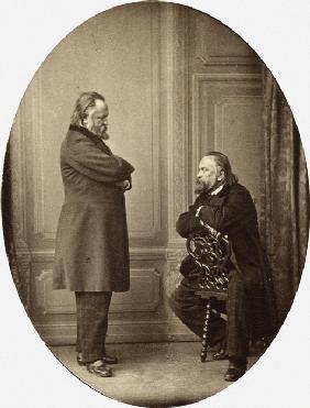 Herzen against Herzen. Double Portrait of Aleksandr Ivanovich Herzen (1812-1870)