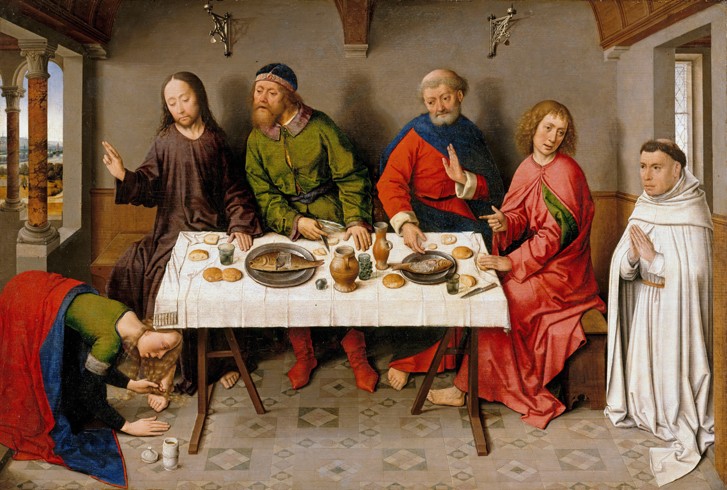 Christ in the House of Simon the Pharisee od Dirck Bouts