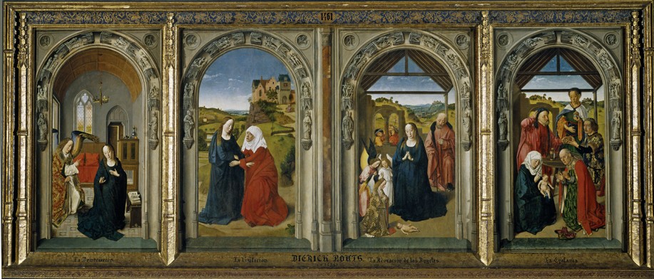 Four scenes from the life of the Virgin od Dirck Bouts