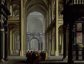 Church interior od Dirck van Delen