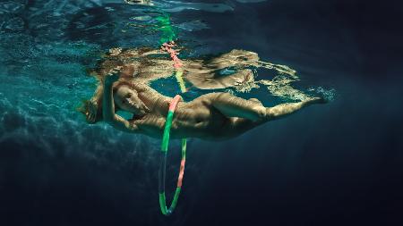 Gymnastics underwater