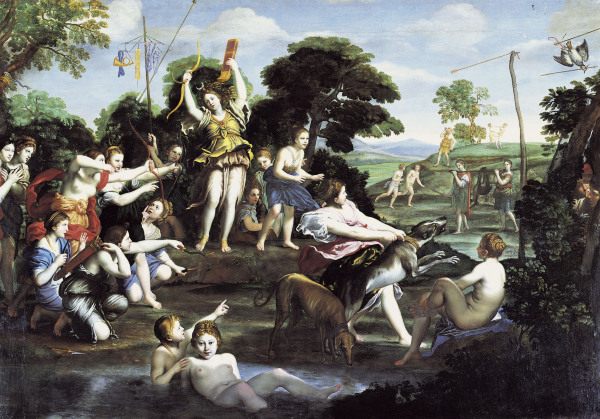 Domenichino / Diana s Hunt / 1617 od Domenichino (eigentl. Domenico Zampieri)