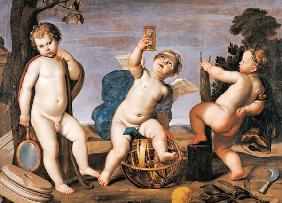 Domenichino, Allegory of astronomy a.o.