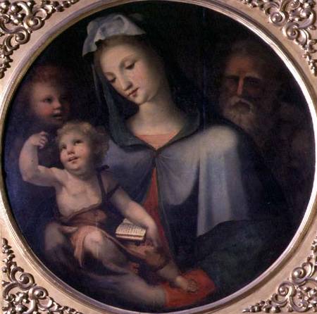 The Holy Family with the young St. John the Baptist od Domenico Beccafumi