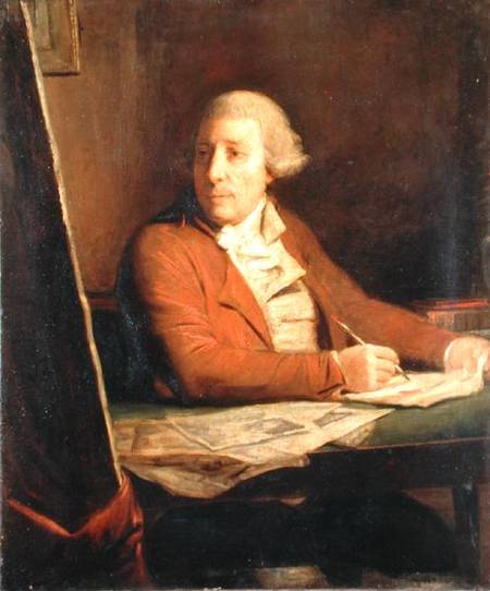 Portrait of Francesco Bartolozzi od Domenico Pellegrini
