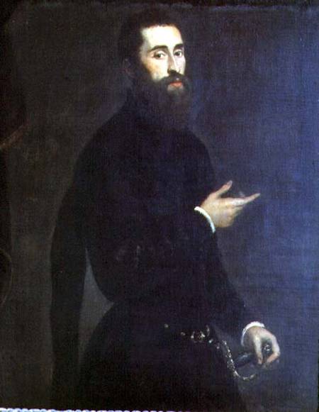 Portrait of a Man od Domenico Tintoretto
