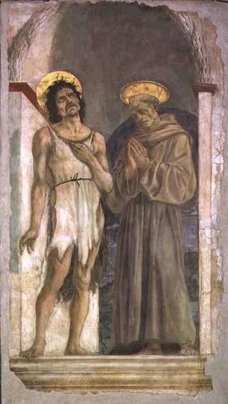 St. John the Baptist and St. Francis of Assisi od Domenico Veneziano