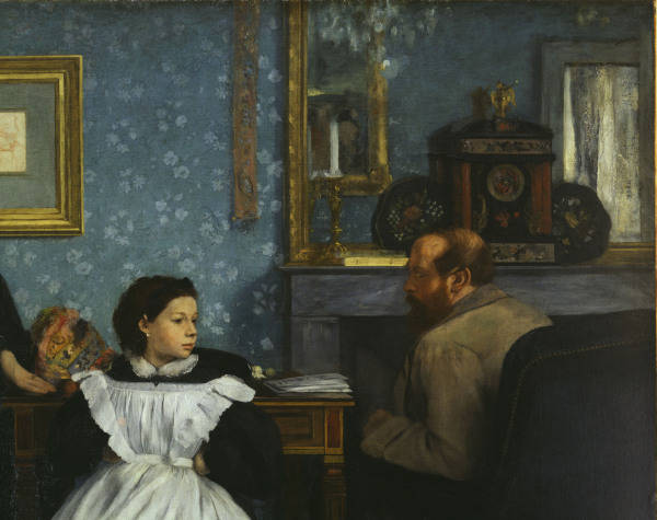 E.Degas / Bellelli family / Detail od Edgar Degas