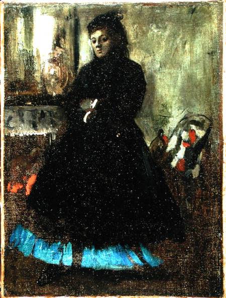 Portrait of Madame Ducros od Edgar Degas
