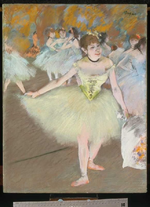 Dancers on the stage od Edgar Degas