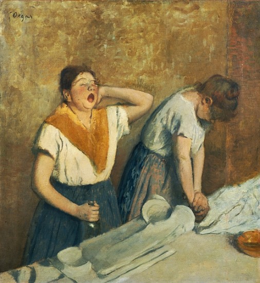 The Laundresses (The Ironing) c.1874-76 od Edgar Degas