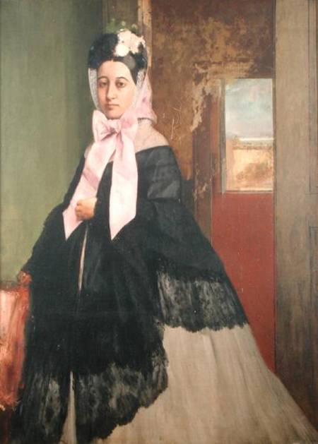 Therese de Gas (1842-95), sister of the artist, later Madame Edmond Morbilli od Edgar Degas
