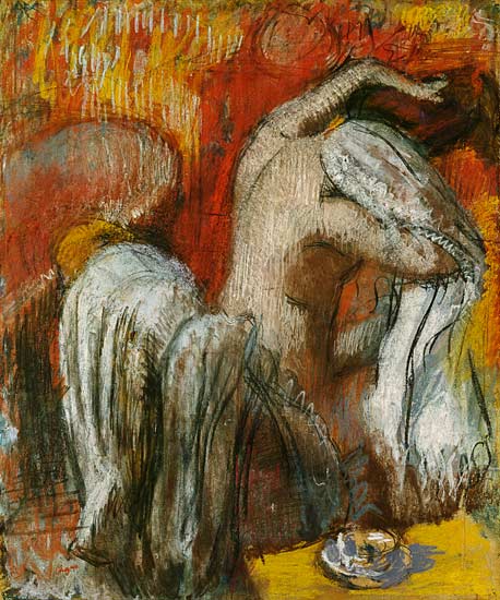 Woman Drying Herself od Edgar Degas