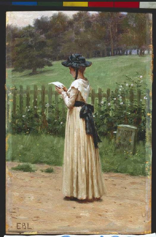 Der Liebesbrief. od Edmund Blair Leighton