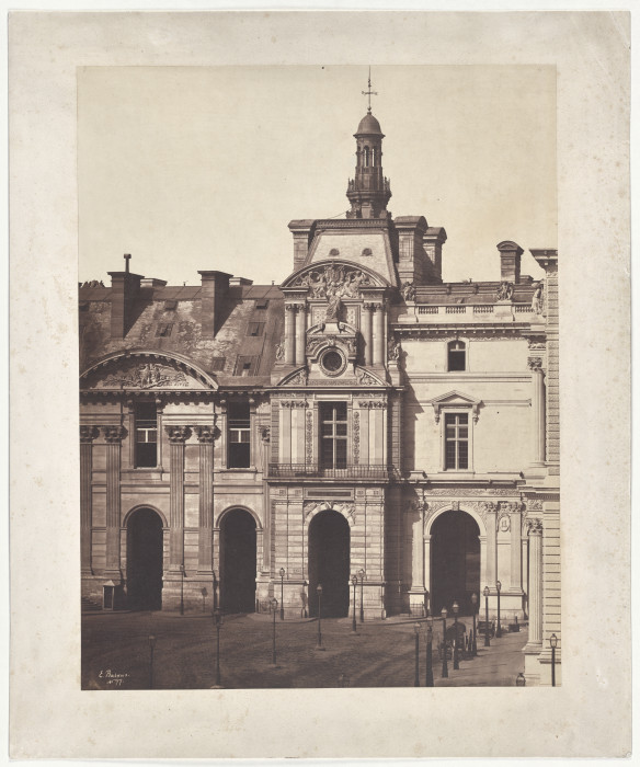 Paris: The Pavillon de Rohan of the Louvre od Édouard Baldus