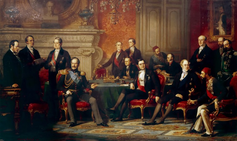 The Congress of Paris in 1856 od Edouard Louis Dubufe