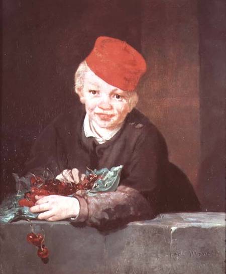 The Boy with the Cherries od Edouard Manet
