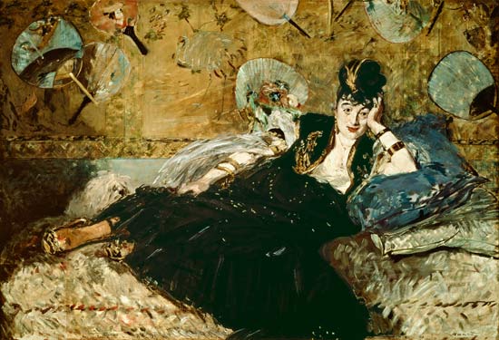 The lady with the subjects (Nina de Callias) od Edouard Manet