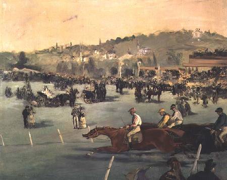Horse Racing od Edouard Manet