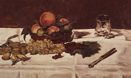 Still Life: Fruit on a Table od Edouard Manet