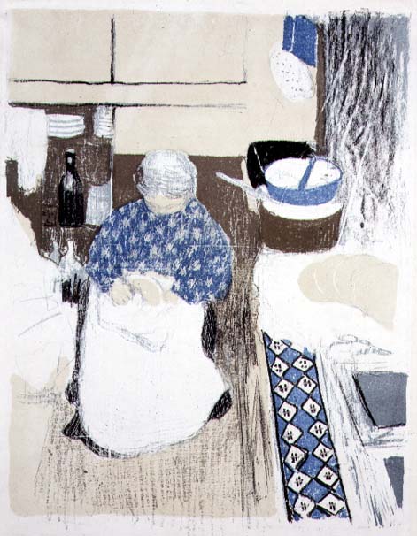 La Cuisiniere (lithograph)  od Edouard Vuillard