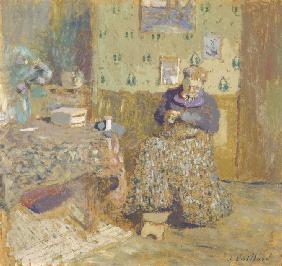 Madame Vuillard Sewing