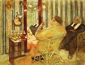 Sacha Guitry in his wardrobe od Edouard Vuillard