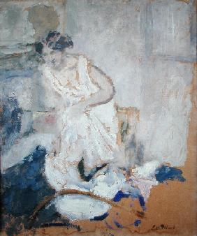 La Chemise, c.1905 (oil on board) 