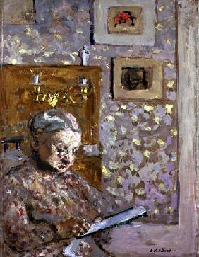 Portrait of Madame Vuillard, the Artist''s Mother, c.1910 (oil on canvas) 