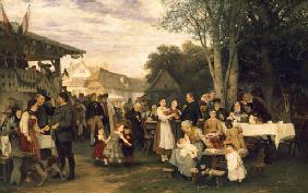 Rural feast in Swabia