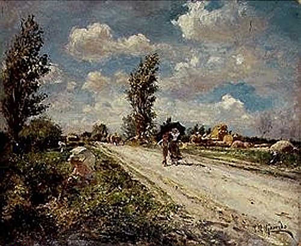 Summer country road od Eduardo-Leon Garrido