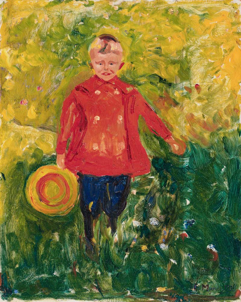 Boy  with Jacket (Lothar Linde) od Edvard Munch