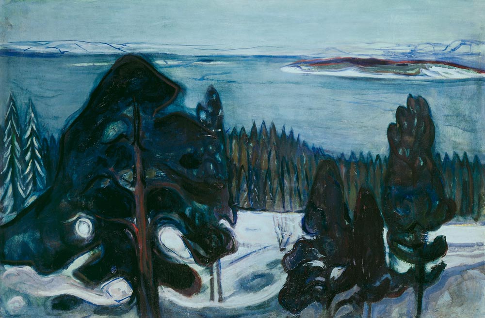 Winter Night od Edvard Munch