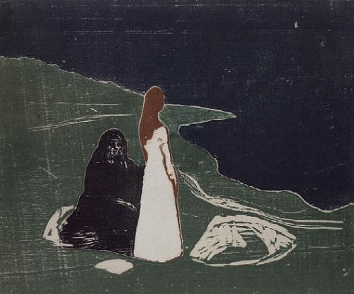 Deathcamp or Death throes  od Edvard Munch