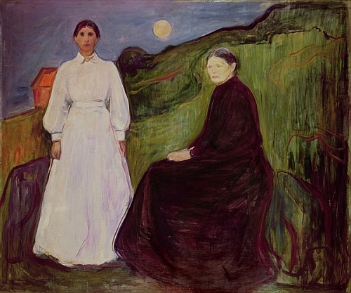 Mother and Daughter od Edvard Munch
