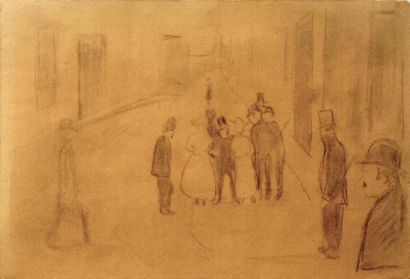 Street Scene od Edvard Munch