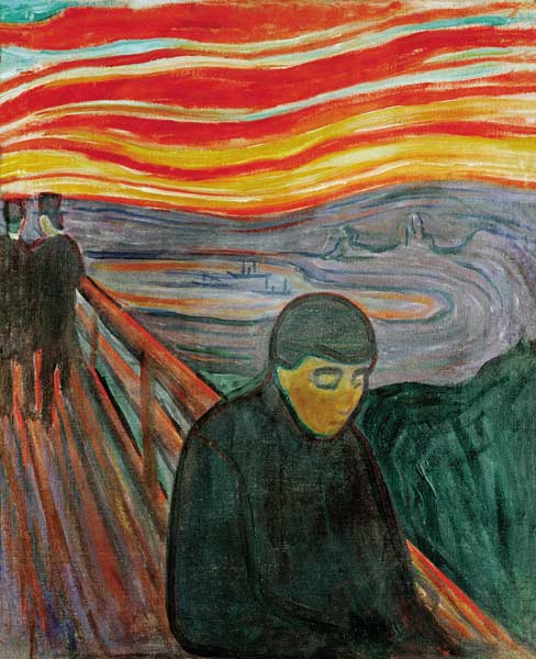Verzweiflung od Edvard Munch