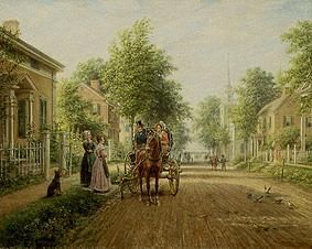 On the way to town. od Edward Lamson Henry