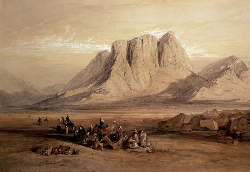 Mount Sinai od Edward Lear