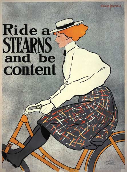 Ride a Stearns and be Content od Edward Penfield