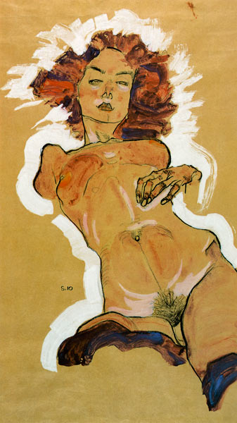 Female act od Egon Schiele
