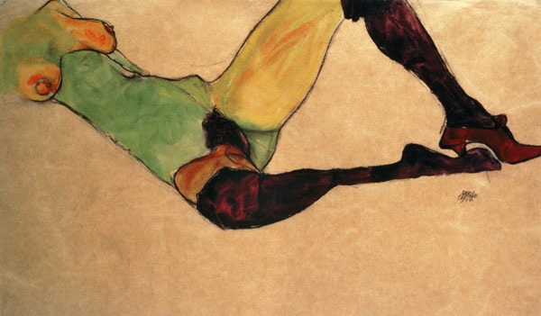 Female Nude od Egon Schiele
