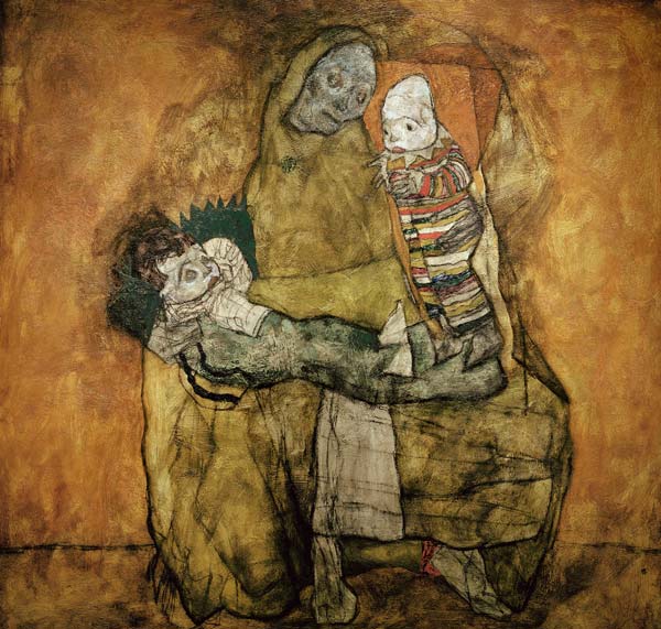 Mother and two children od Egon Schiele