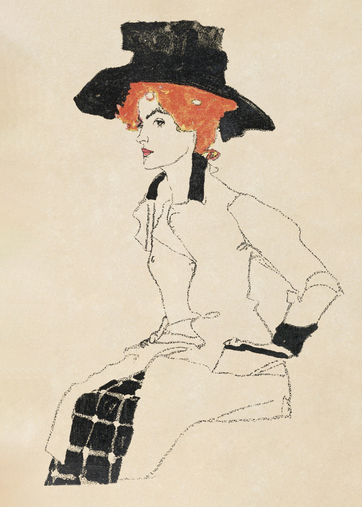 Portrait of a Woman 1910 od Egon Schiele