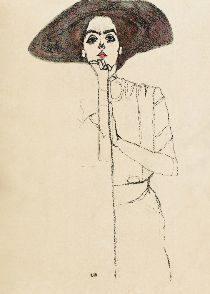 Portrait of a Woman 1910 od Egon Schiele