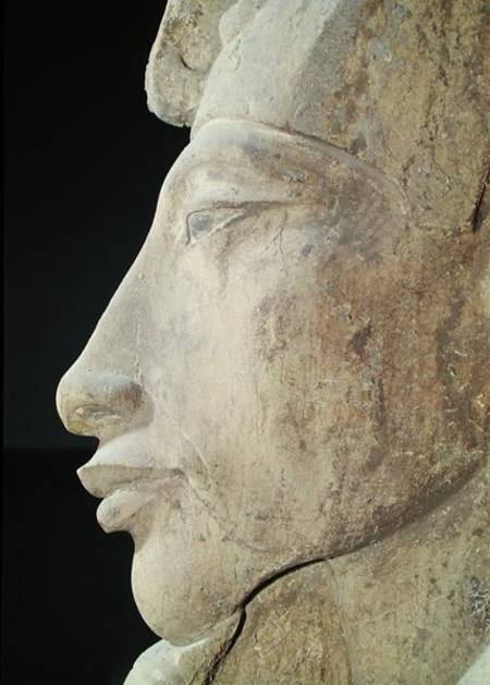 Bust of Amenophis IV (Akhenaten) (c.1364-1347 BC) from the Temple of Amun, Karnak od Egyptian